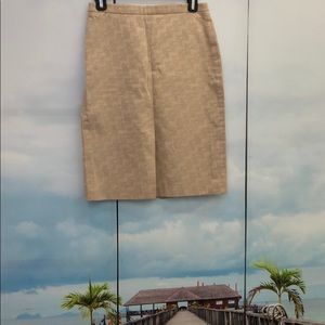 Genuine BCBG logo tan skirt